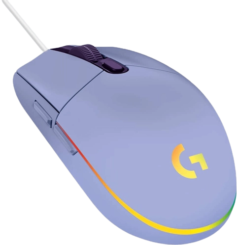 Logitech G203 Wired Gaming Mouse - Purple (Lilac)  for sale in Emirates from Games2all