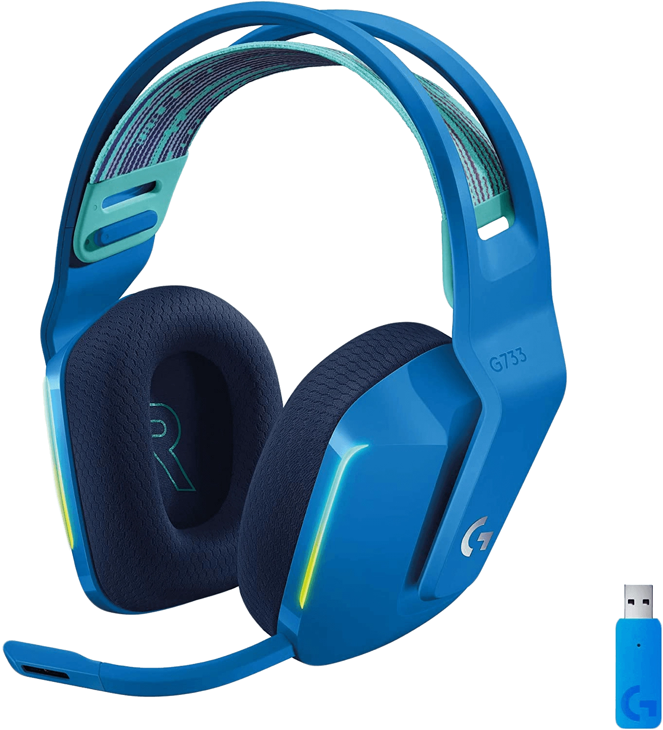 Logitech G733 LIGHTSPEED Wireless RGB Gaming Headset - Blue  for sale in Emirates from Games2all