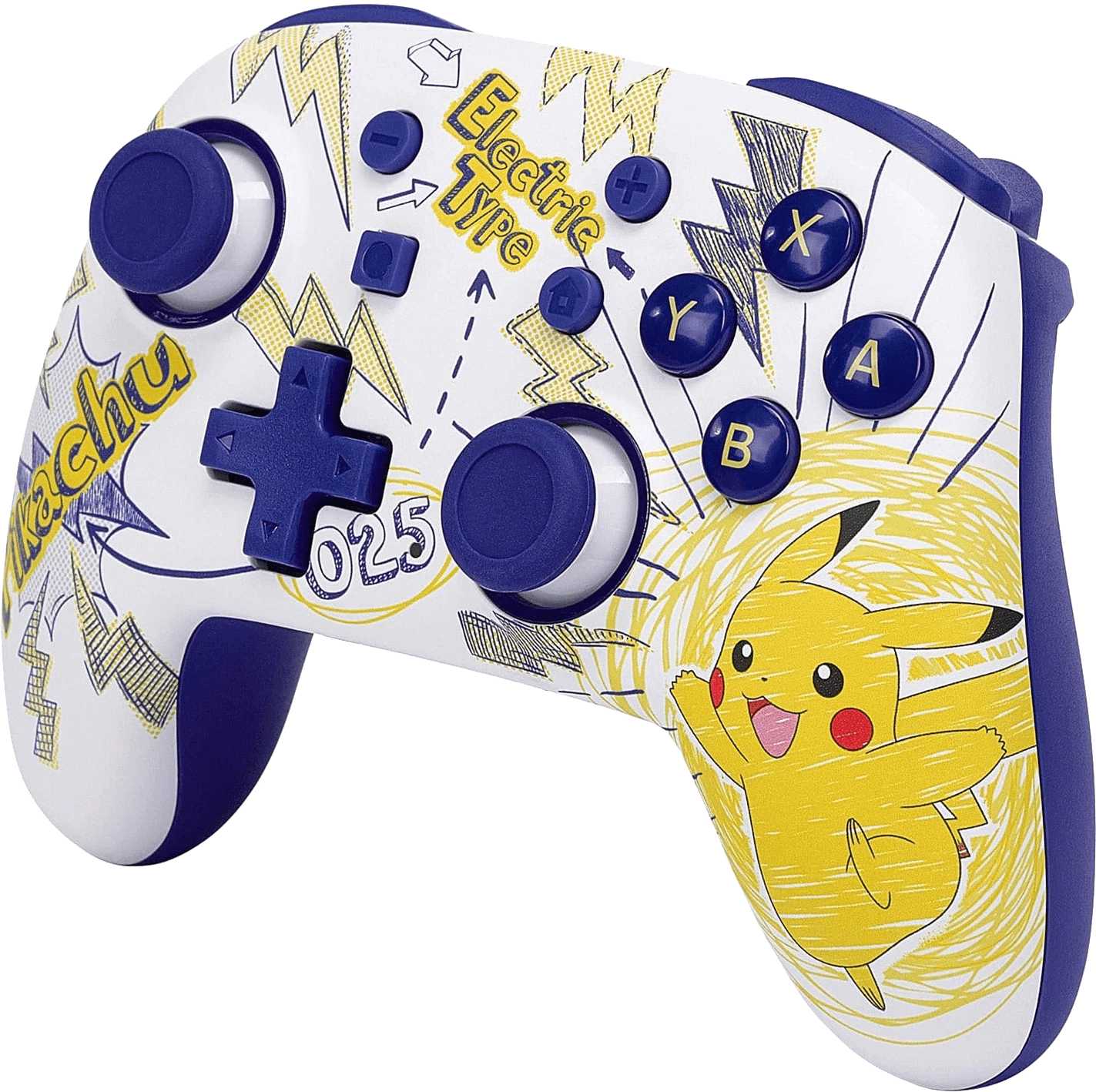 PowerA Switch Nano Enhanced Wireless Controller -  Pokemon: Pikachu School Days  for sale in Emirates from Games2all