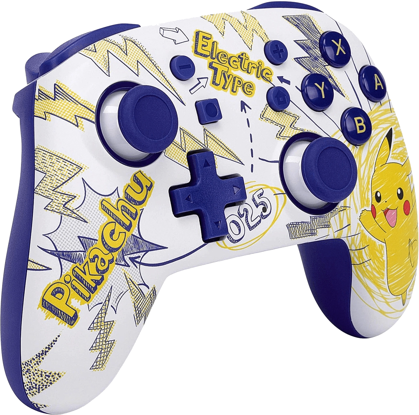 PowerA Switch Nano Enhanced Wireless Controller -  Pokemon: Pikachu School Days  for sale in Emirates from Games2all