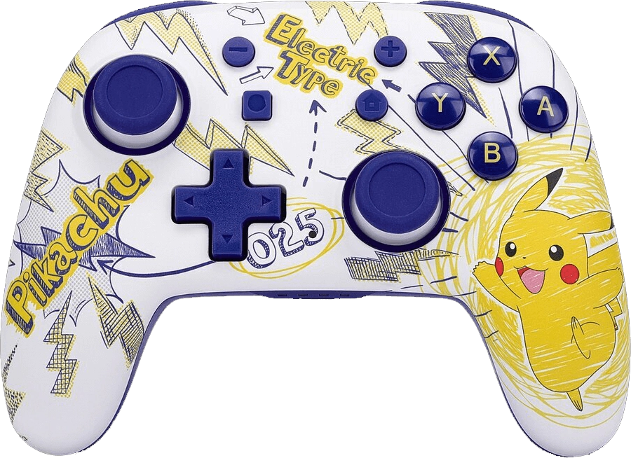 PowerA Switch Nano Enhanced Wireless Controller -  Pokemon: Pikachu School Days  for sale in Emirates from Games2all