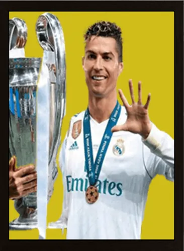 Ronaldo 3D Football Poster  for sale in Emirates from Games2all