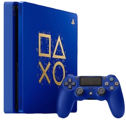 PlayStation 4 Console Slim 1TB - Limited Edition Blue - Used