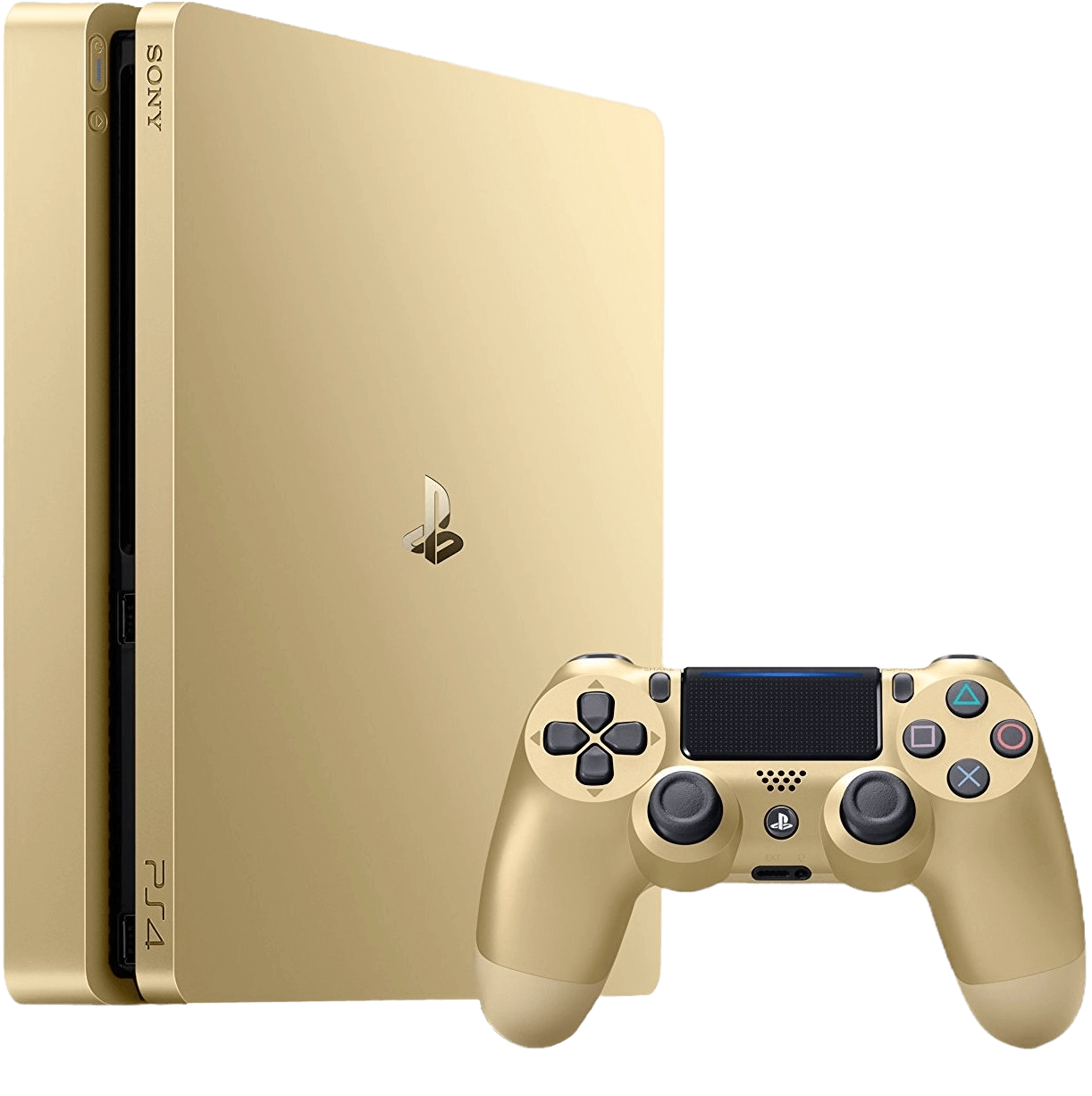 PlayStation 4 Console Slim 500GB - Gold - Used  for sale in Emirates from Games2all