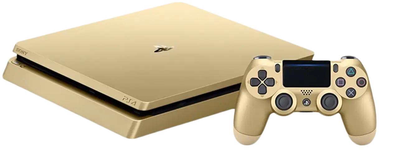 PlayStation 4 Console Slim 500GB - Gold - Used  for sale in Emirates from Games2all