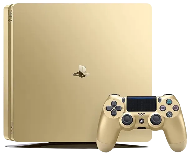 PlayStation 4 Console Slim 500GB - Gold - Used  for sale in Emirates from Games2all