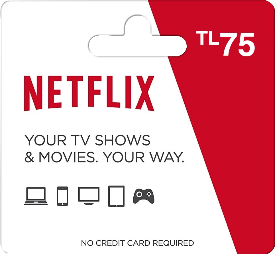 Netflix Gift Card 75 TL Key - Turkey  for sale in Emirates from Games2all