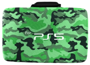 PS5 Bag - PlayStation 5 Console Carrying Case - Camouflage Green  for sale in Emirates from Games2all