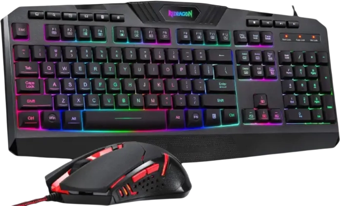 Redragon S101 Wired RGB Gaming Keyboard and Mouse Combo