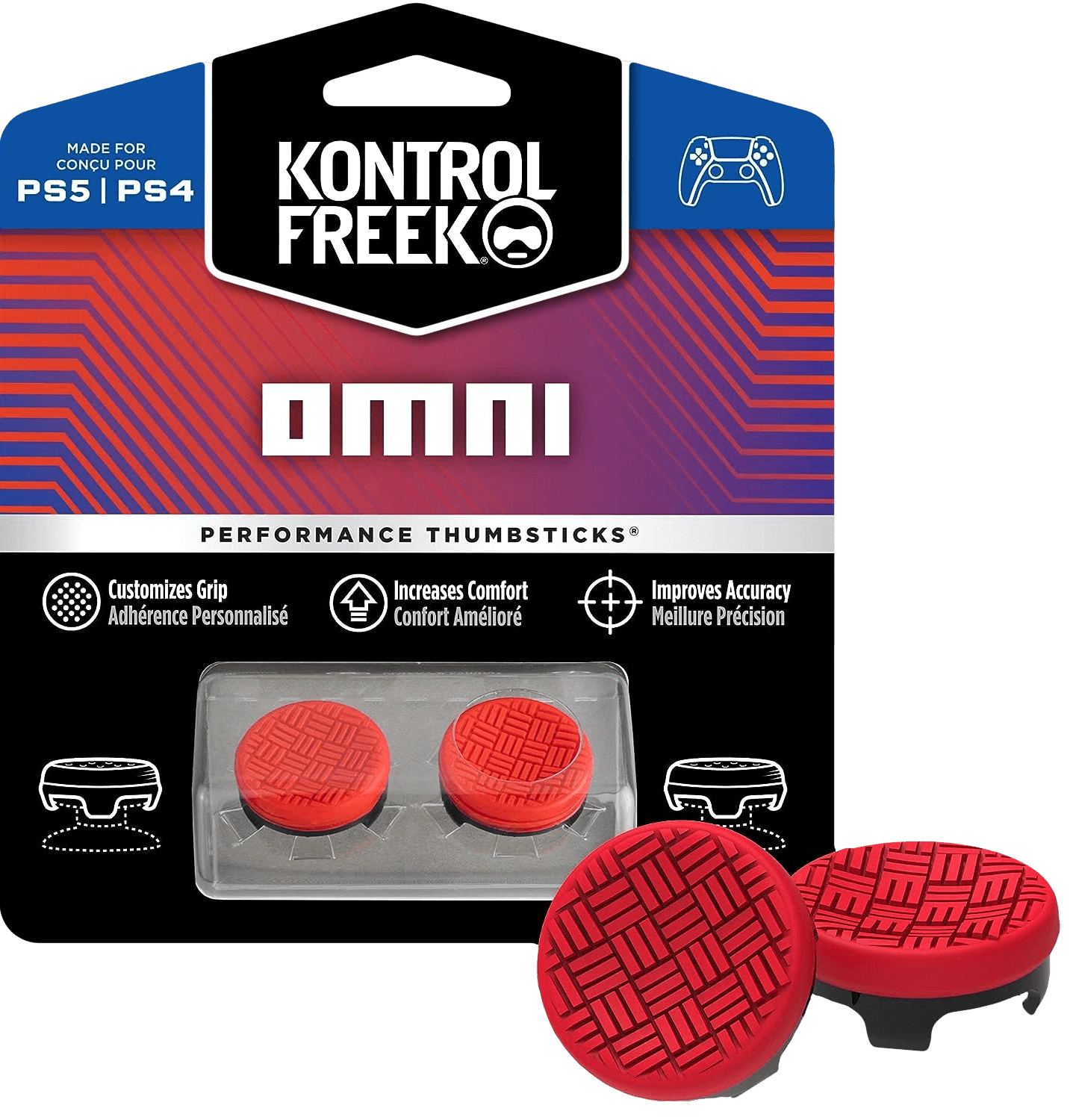 Kontrol Freek FPS Omni - PS4 & PS5 & Nintendo Switch - Red  for sale in Emirates from Games2all