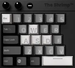 The Shrimp Model 1 Mini Gaming Keyboard - Monochrome  for sale in Emirates from Games2all