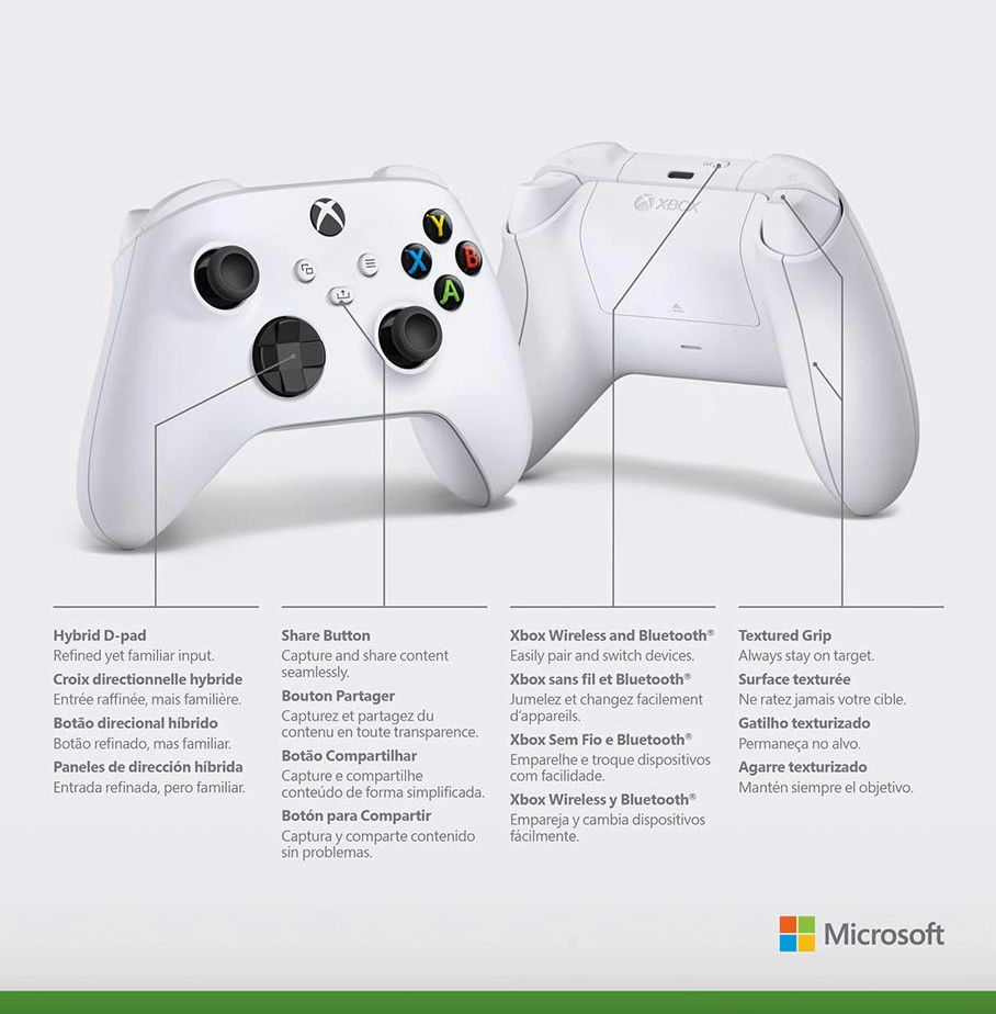 XBOX Series X|S Controller - White  for sale in Emirates from Games2all