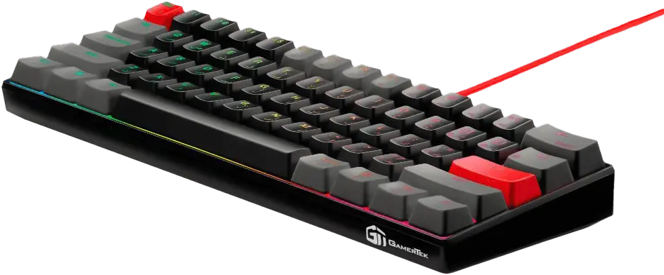 GamerTek GK60 Mini Pro Gaming Keyboard - Late Night Black  for sale in Emirates from Games2all