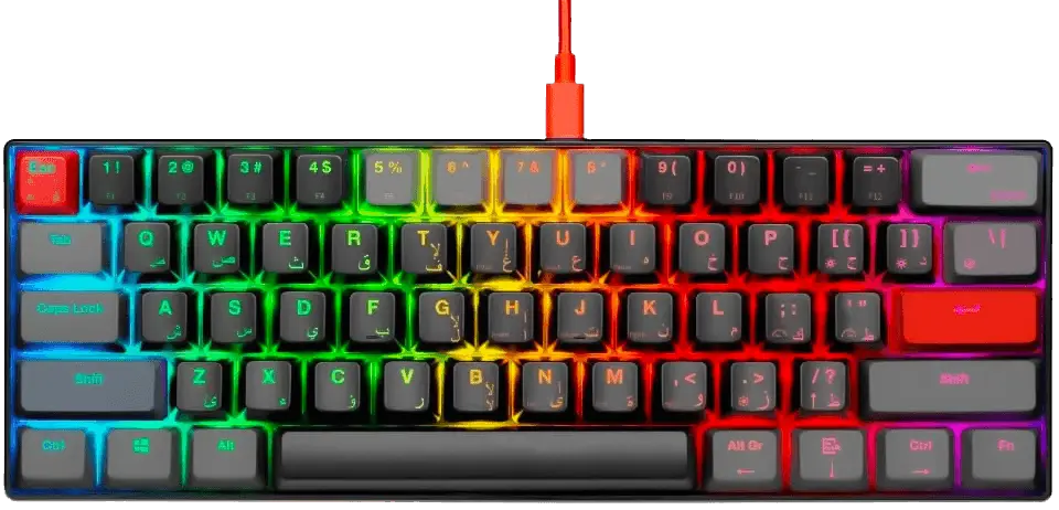 GamerTek GK60 Mini Pro Gaming Keyboard - Late Night Black  for sale in Emirates from Games2all