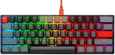 GamerTek GK60 Mini Pro Gaming Keyboard - Late Night Black  for sale in Emirates from Games2all