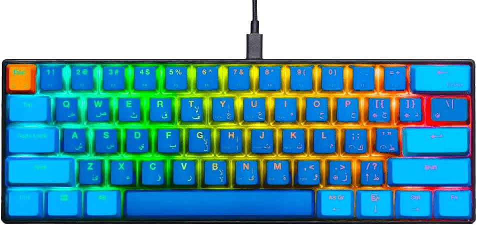 GamerTek GK60 Mini Pro Keyboard - Blue JAZZ  for sale in Emirates from Games2all