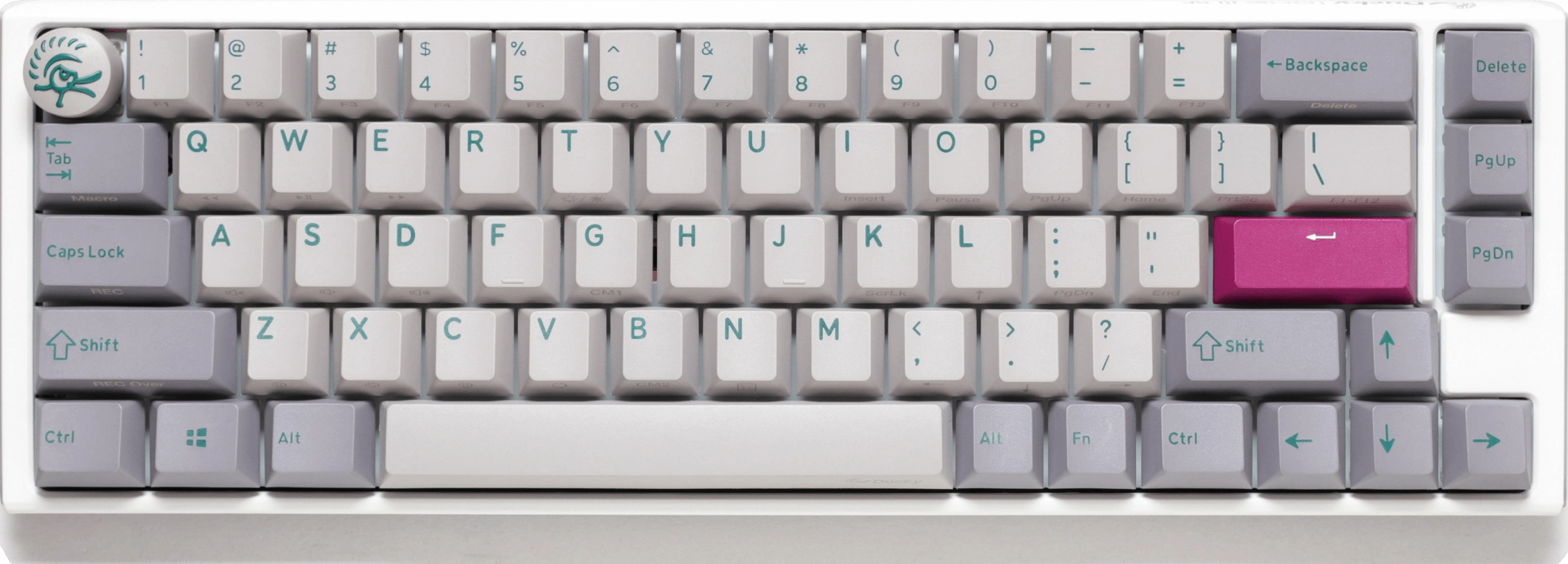 Ducky One 3 Mist Gaming Keyboard - White Cherry Brown Switch  for sale in Emirates from Games2all