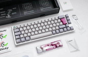 Ducky One 3 Mist Gaming Keyboard - White Cherry Brown Switch  for sale in Emirates from Games2all