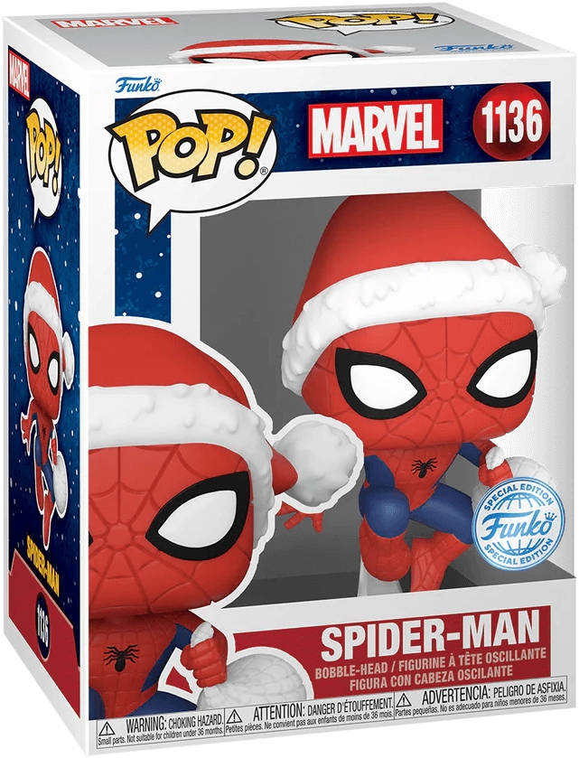 Funko Pop! Marvel: Spider Man in Santa Hat (Beyond Amazing)  for sale in Emirates from Games2all