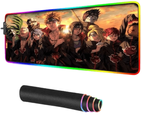 Naruto RGB Gaming Mouse Pad - 80x30 cm (XL)