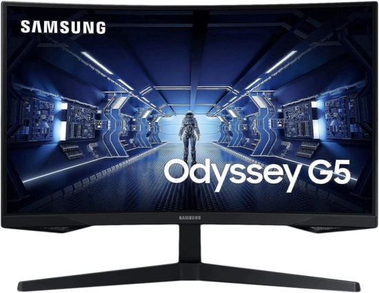 Samsung Odyssey G5 Gaming Monitor - 32 Inch'