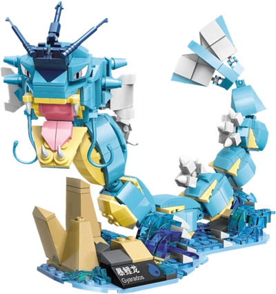 Keeppley Pokemon Gyarados Action Figure - 481 Pieces