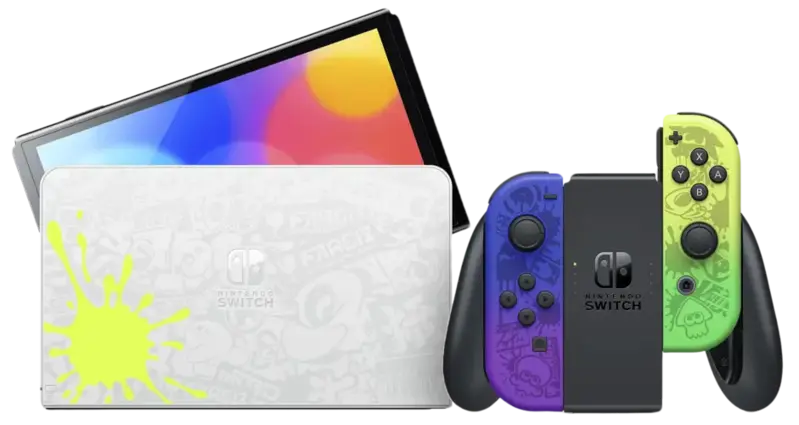 Nintendo Switch OLED Console Splatoon Edition - Used