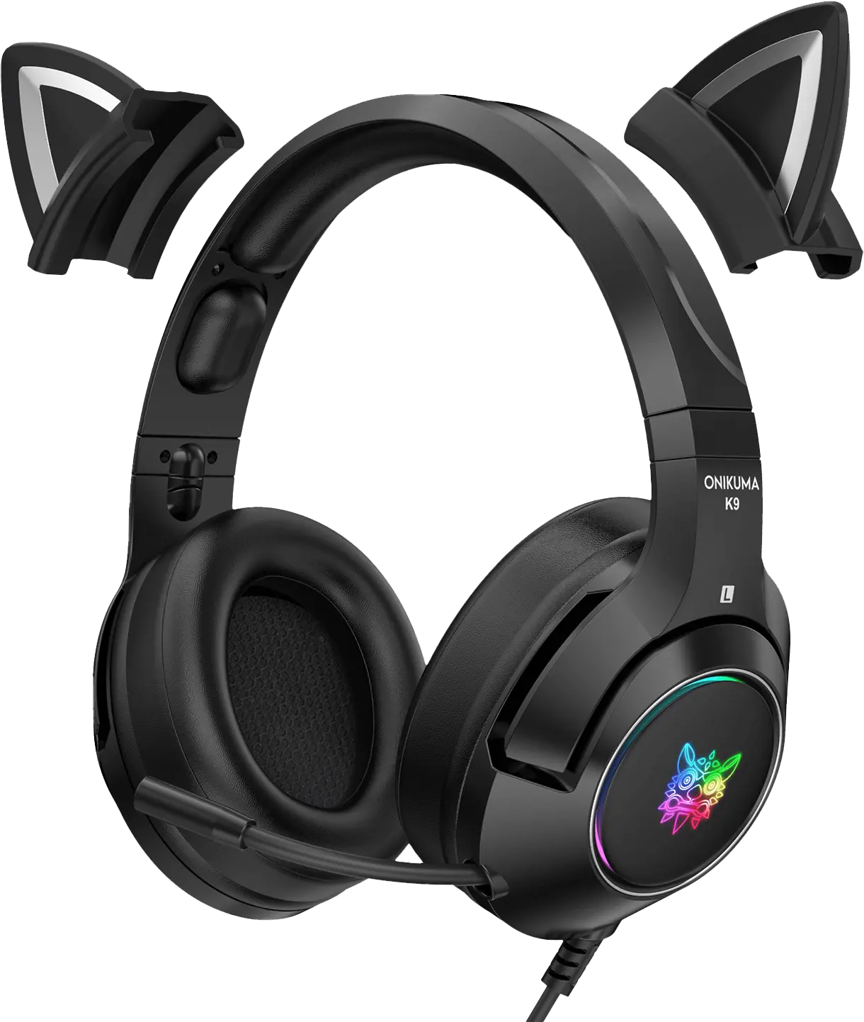 Onikuma K9 Wired RGB Gaming Headset - Black  for sale in Emirates from Games2all