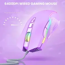 Onikuma CW905 RGB Gaming Mouse - Purple  for sale in Emirates from Games2all