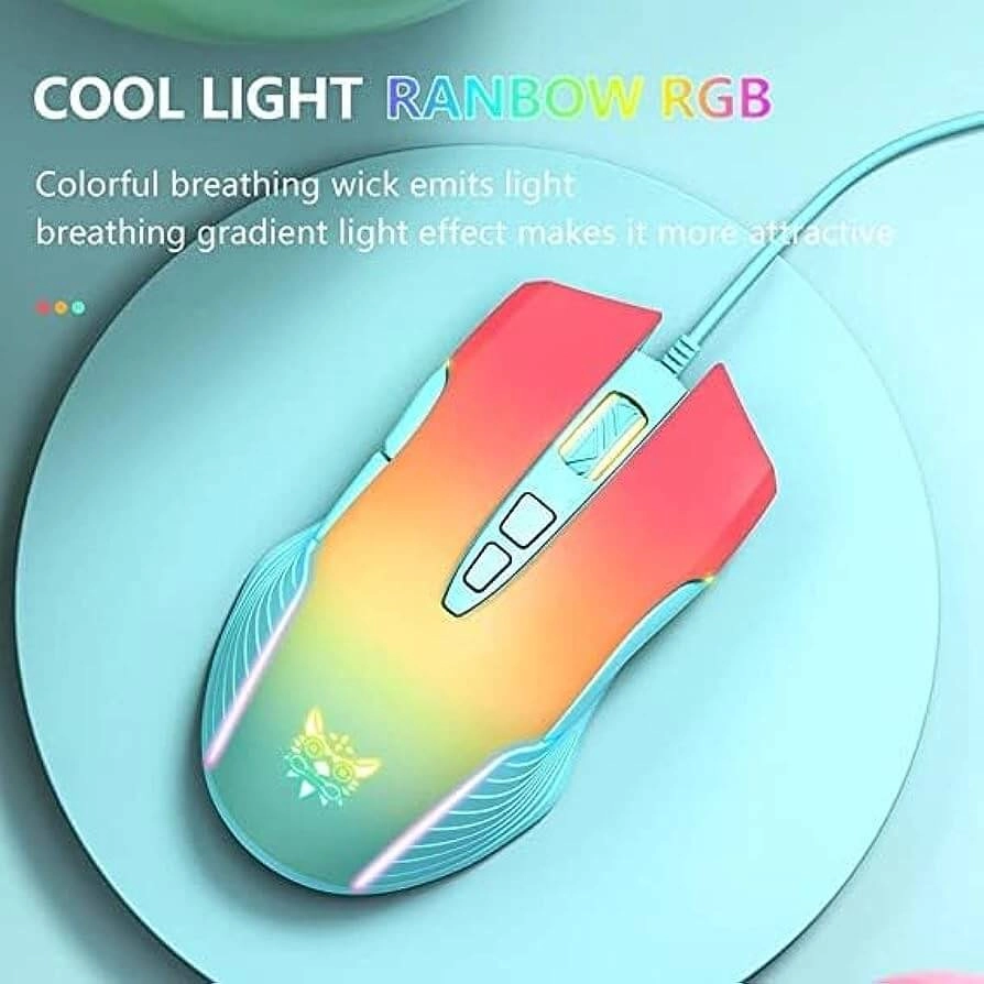 Onikuma CW905 RGB Gaming Mouse - Peach Gradient  for sale in Emirates from Games2all