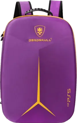 Deadskull BackPack Bag Case for PS5 Console - Purple