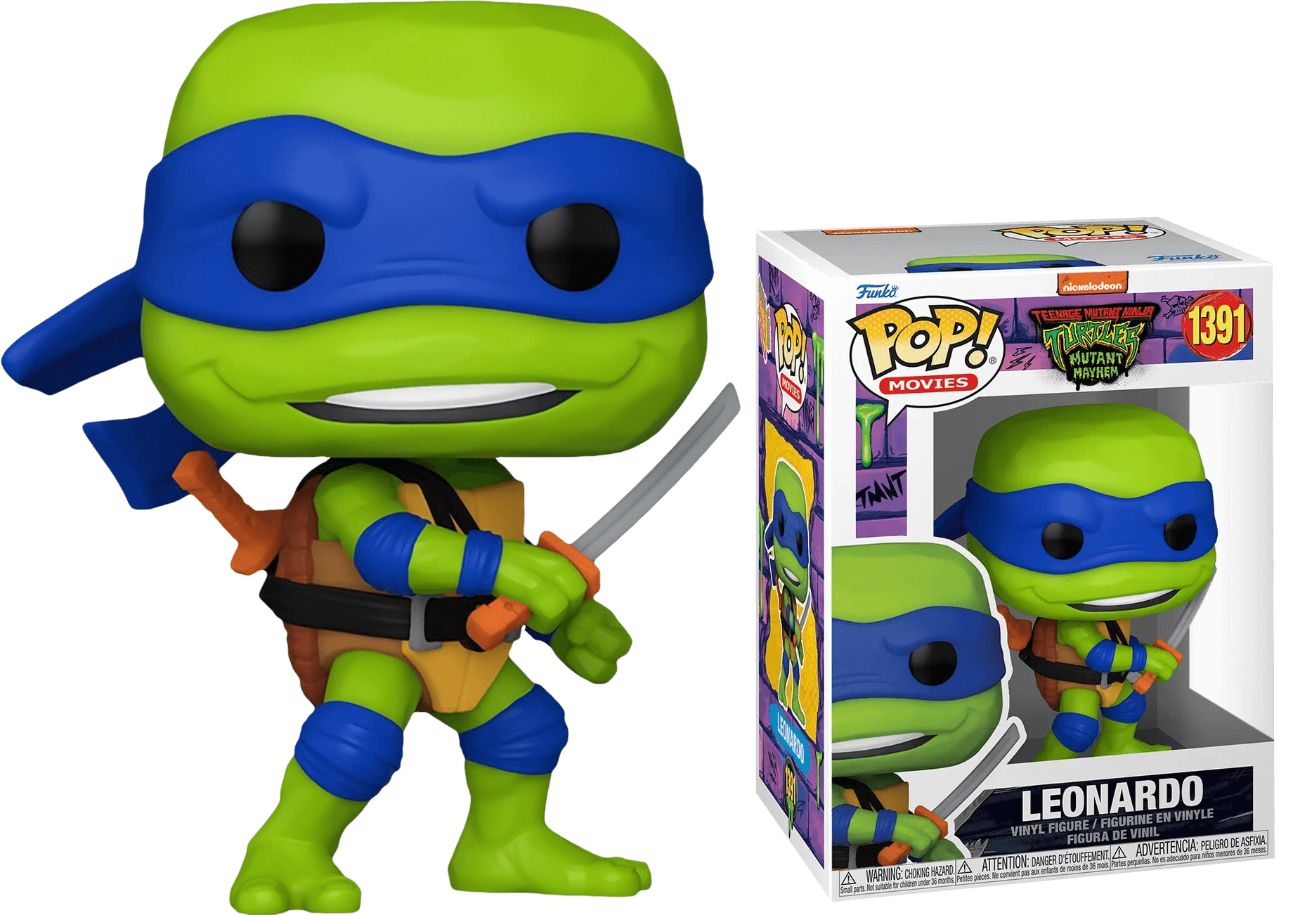 Funko Pop! Movies: Teenage Mutant Ninja Turtle - Leonardo  for sale in Emirates from Games2all