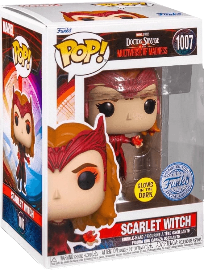 Funko Pop! Marvel: Doctor Strange Multiverse of Madness - Scarlet Witch (Glows in the Dark)  for sale in Emirates from Games2all