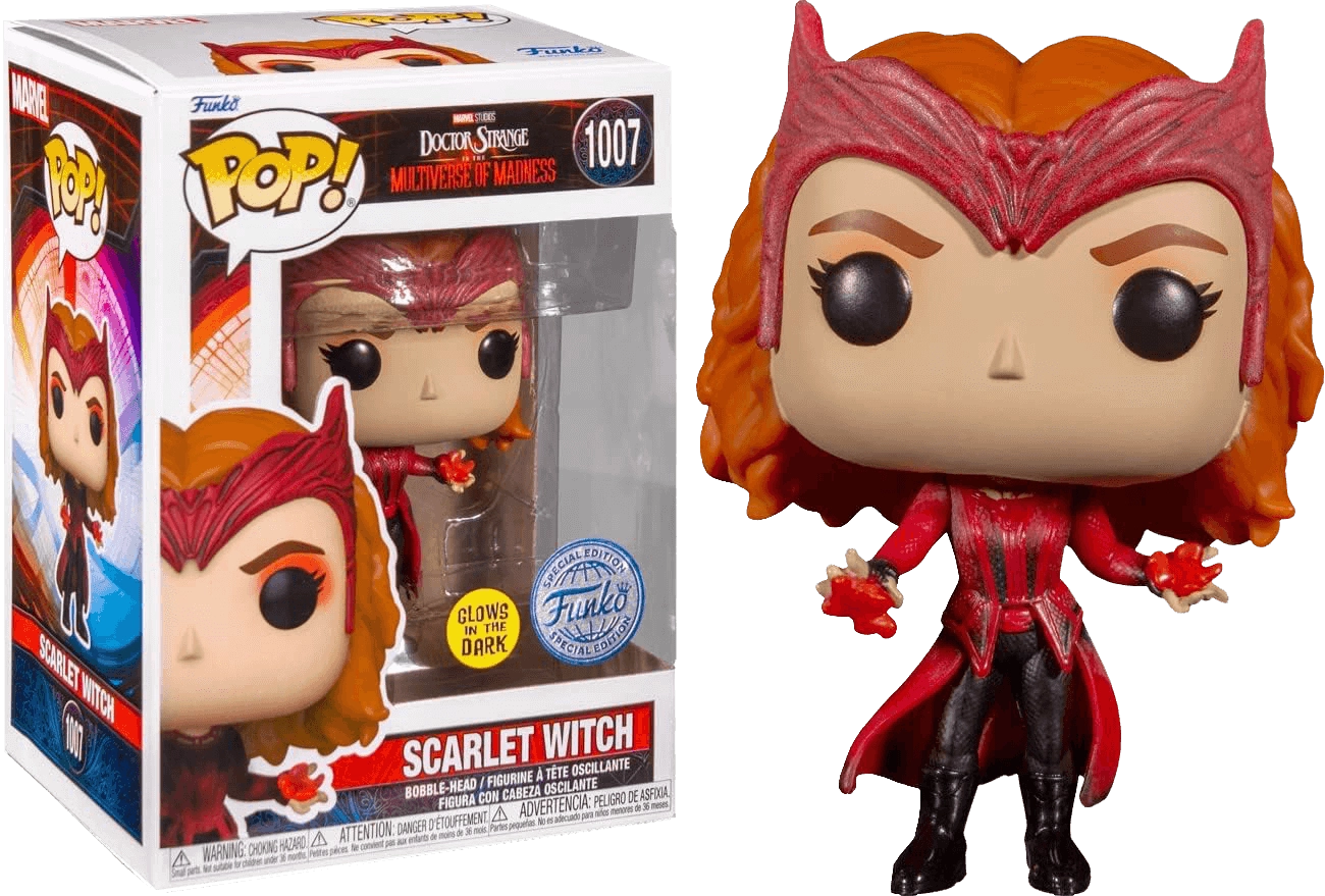 Funko Pop! Marvel: Doctor Strange Multiverse of Madness - Scarlet Witch (Glows in the Dark)  for sale in Emirates from Games2all