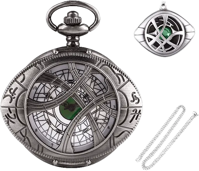 YISUYA Agamotto Eye Pendant Necklace Pocket Watch of Dr Strange - Silver  for sale in Emirates from Games2all