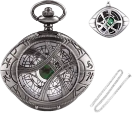 YISUYA Agamotto Eye Pendant Necklace Pocket Watch of Dr Strange - Silver  for sale in Emirates from Games2all