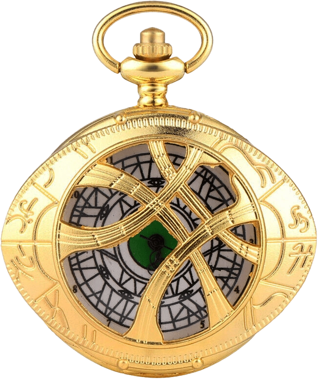 YISUYA Agamotto Eye Pendant Necklace Pocket Watch of Dr Strange - Golden  for sale in Emirates from Games2all