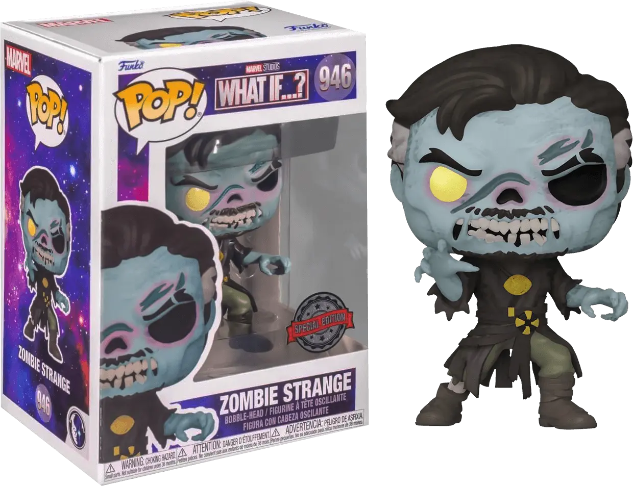 Funko Pop! Marvel: What If...? - Zombie Doctor Strange  for sale in Emirates from Games2all