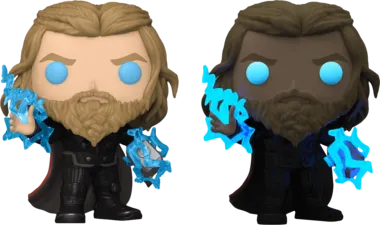 Funko Pop! Marvel: Avengers: End Game - Thor with Thunder (Glows in the Dark)