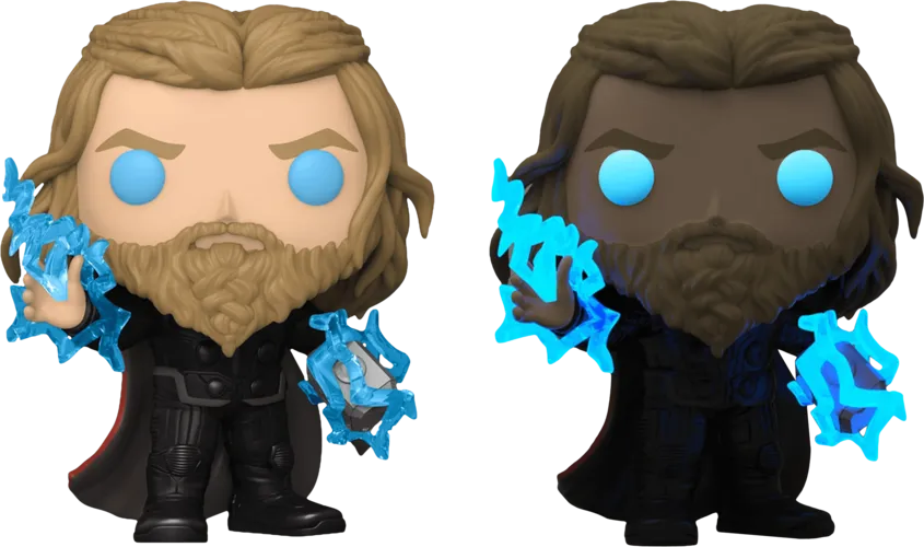 Funko Pop! Marvel: Avengers: End Game - Thor with Thunder (Glows in the Dark)