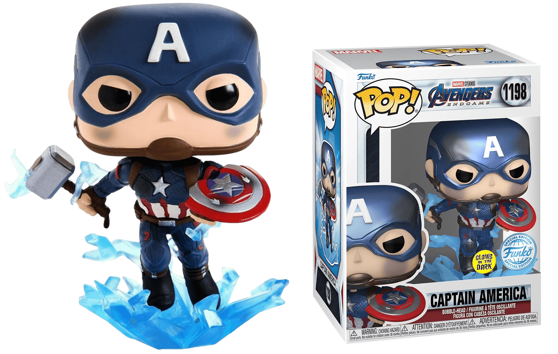 Funko Pop! Marvel: Avengers Endgame - Captain America w/ Hammer (GW)(Exc)  for sale in Emirates from Games2all