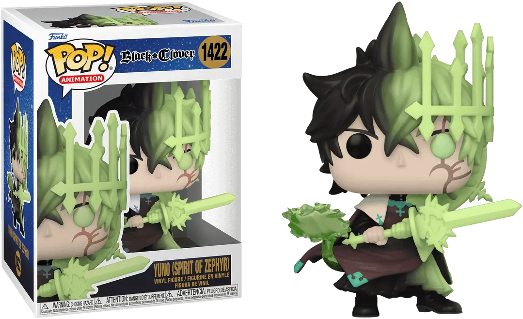 Funko Pop! Anime: Black Clover - Yuno with Spirit of Zephy  for sale in Emirates from Games2all