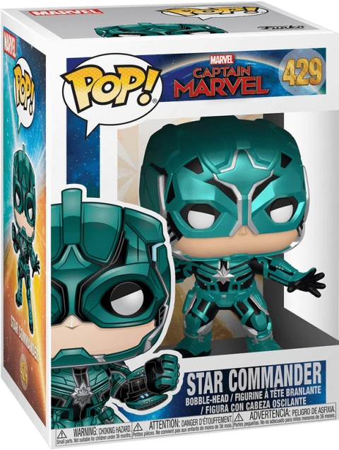 Funko Pop! Marvel: Captain Marvel - Star Commander  for sale in Emirates from Games2all