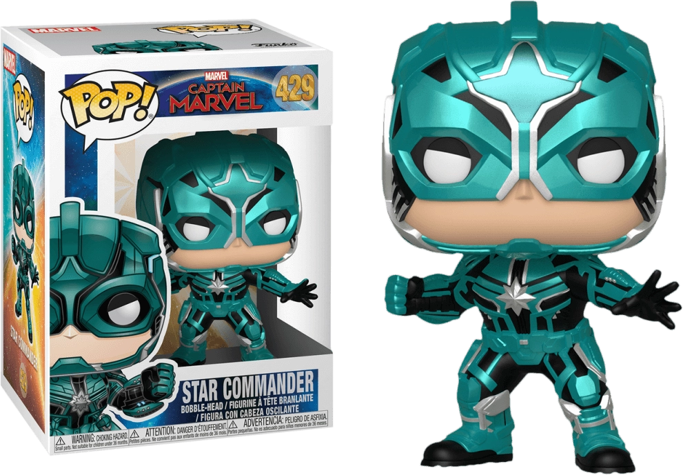 Funko Pop! Marvel: Captain Marvel - Star Commander  for sale in Emirates from Games2all