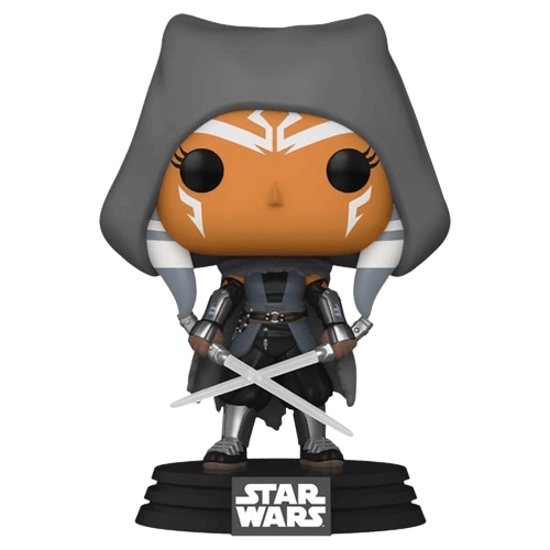 Funko Pop! Star Wars: The Mandalorian - Hooded Ahsoka with Dual Sabers (Exc)  for sale in Emirates from Games2all