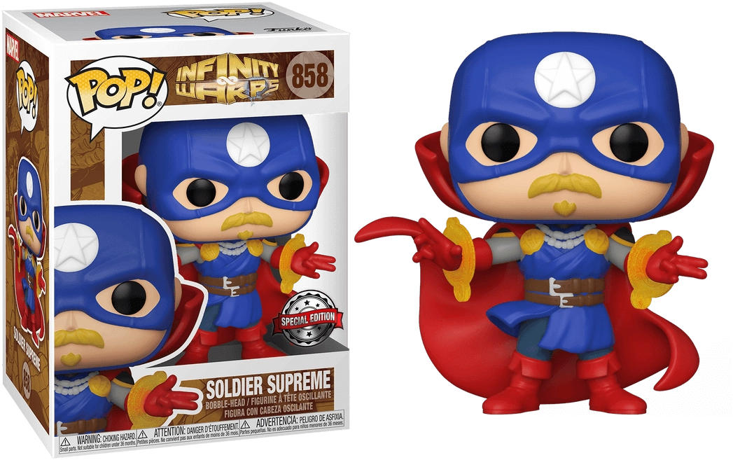 Funko Pop! Marvel: Infinity Warps- Soldier Supreme   for sale in Emirates from Games2all