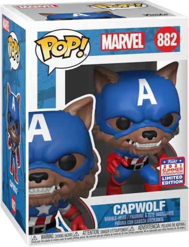 Funko Pop! Marvel: YOTS- Capwolf (SDCC'21)