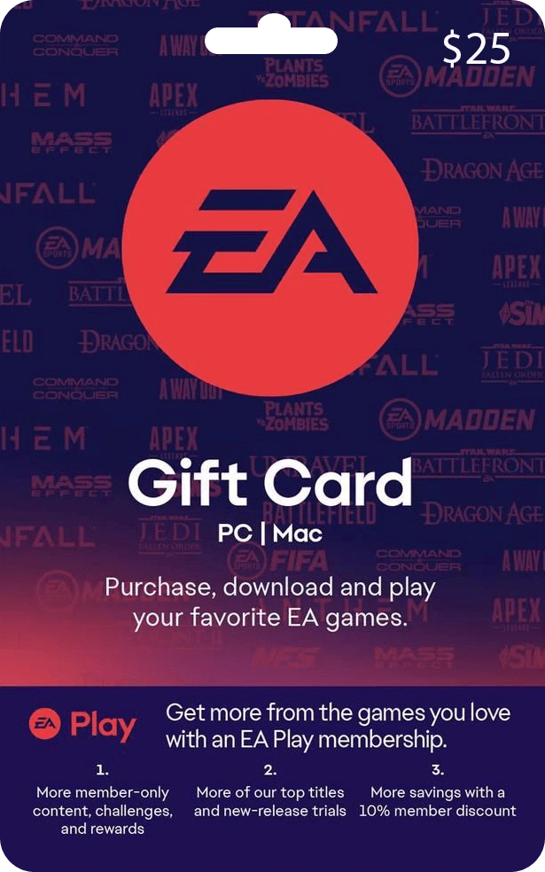 EA Play Gift Card - $25 - USA  for sale in Emirates from Games2all