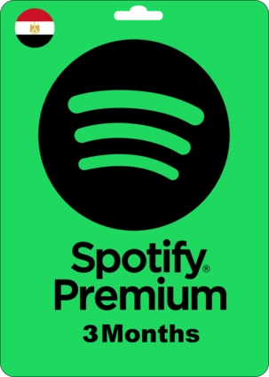 Spotify Premium Gift Card - Egypt - 3 Months