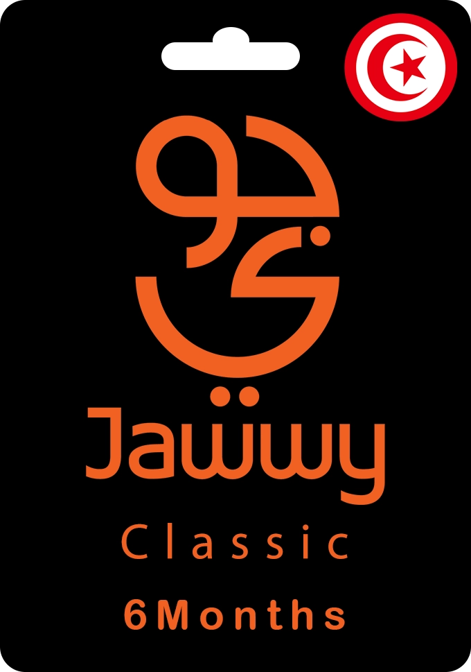 Jawwy TV Classic Gift Card - Tunisia - 6 Months  for sale in Emirates from Games2all